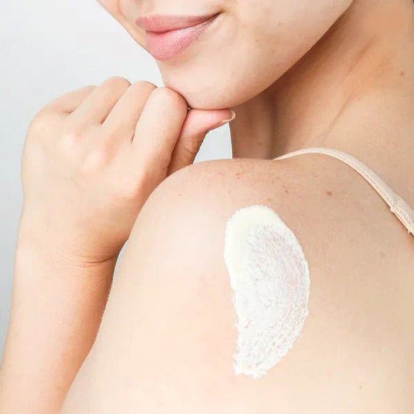 100% Pure Green Tea SPF 30 Swatch on Shoulder