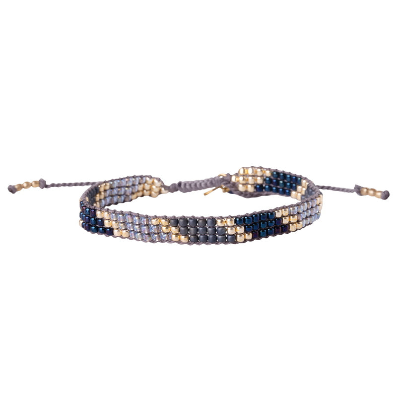 Commitment Lapis Lazuli Gold Colored Bracelet