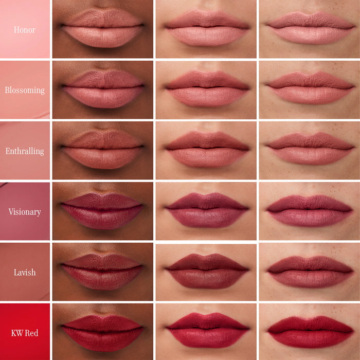 Matte Naturally Liquid Lipstick - All Colours on lips
