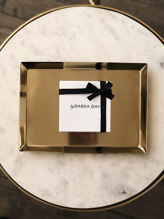 Silk Headband Silver Grey Box Mood