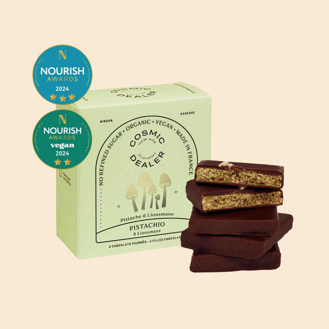 Box of 4 Chakra Chocolates - Pistachio & Lionsmane