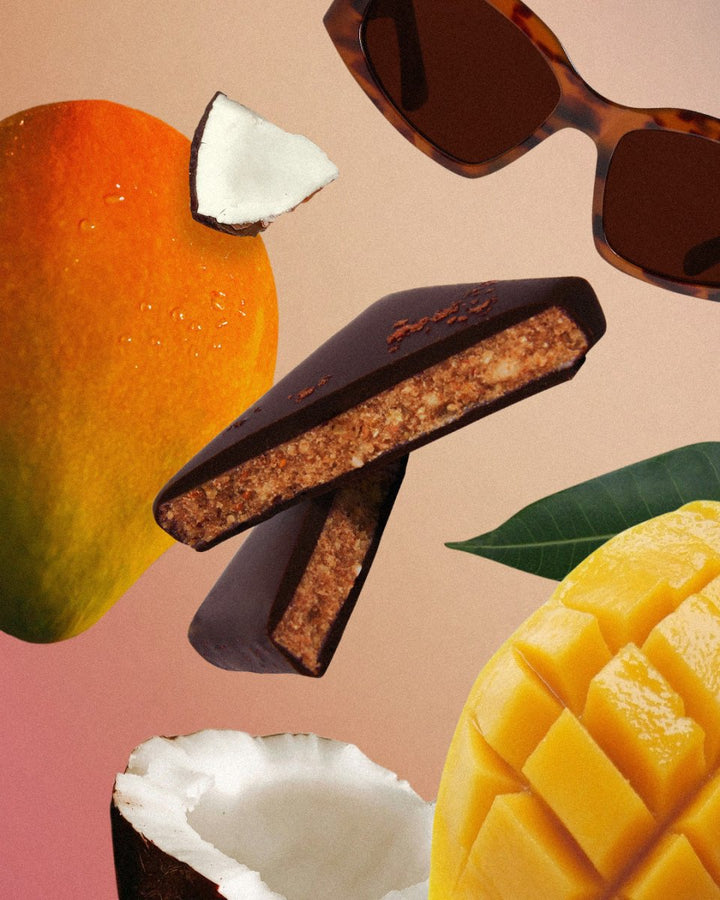 Chakra Schokolade Mango & Macadamia Still Life
