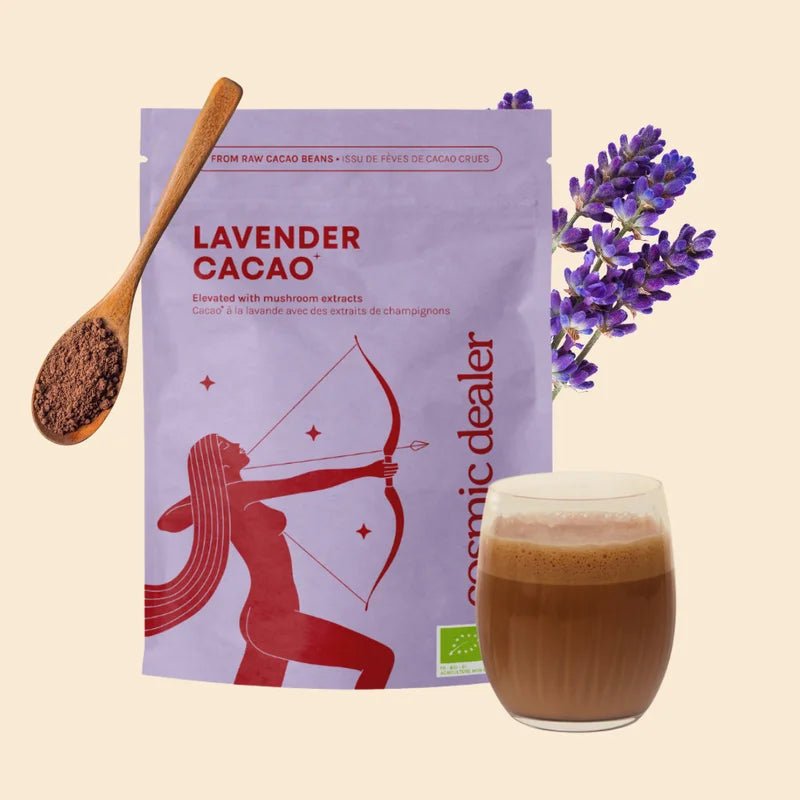 Cosmic Dealer Drinking Chocolate Blends - Lavender Cacao Neu
