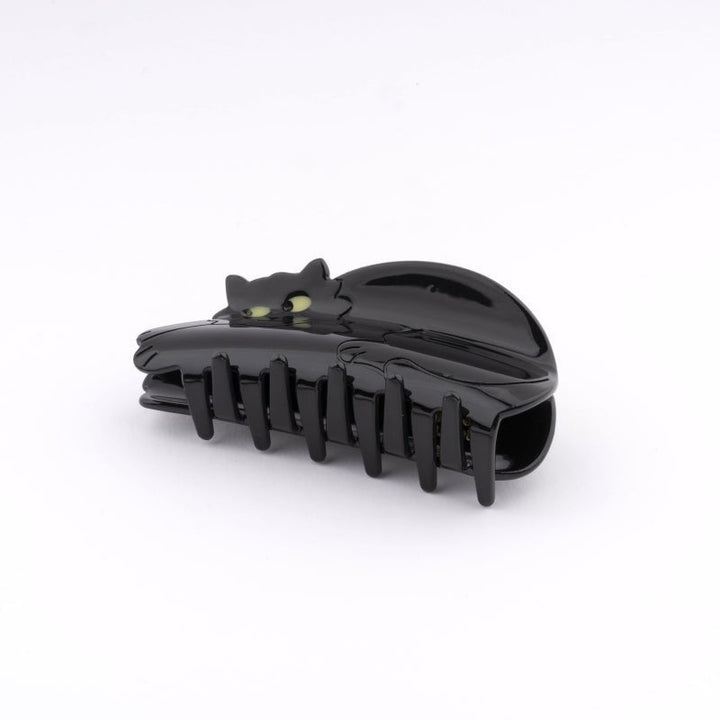 Coucou Suzette Black Cat Hair Claw - Clip Detail