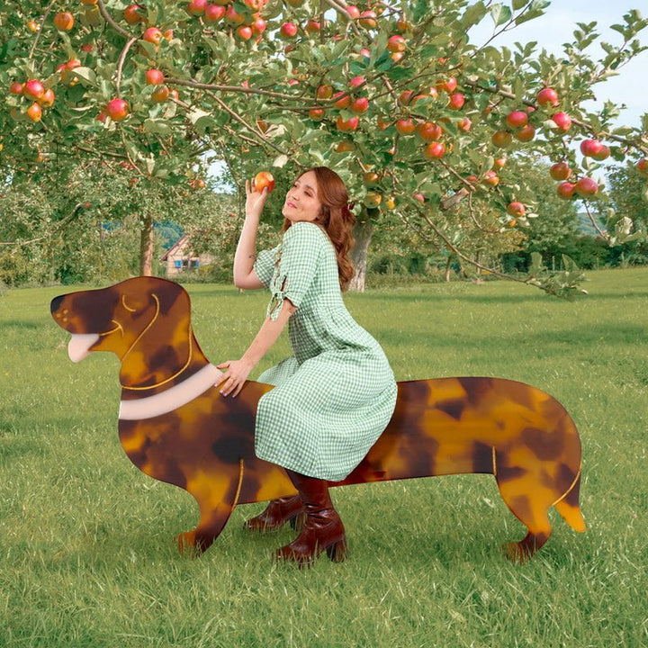 Dachhund French Barette Haarklammer - Collage