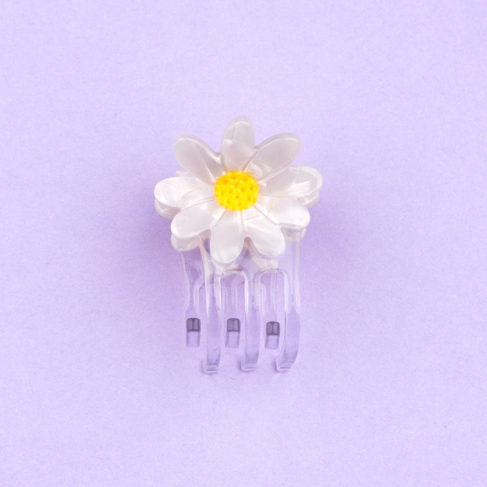 Coucou Suzette Daisy Mini Hair Claw - Produktbild lila Hintergrund
