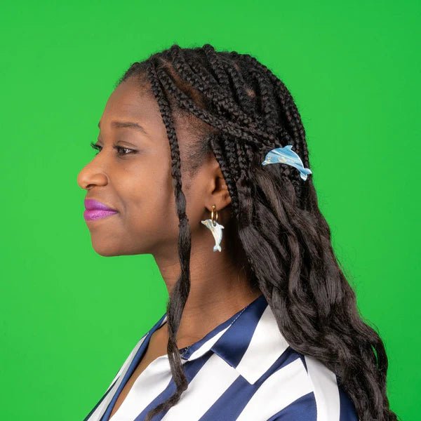 Dolphin Hair Clip - im Haar
