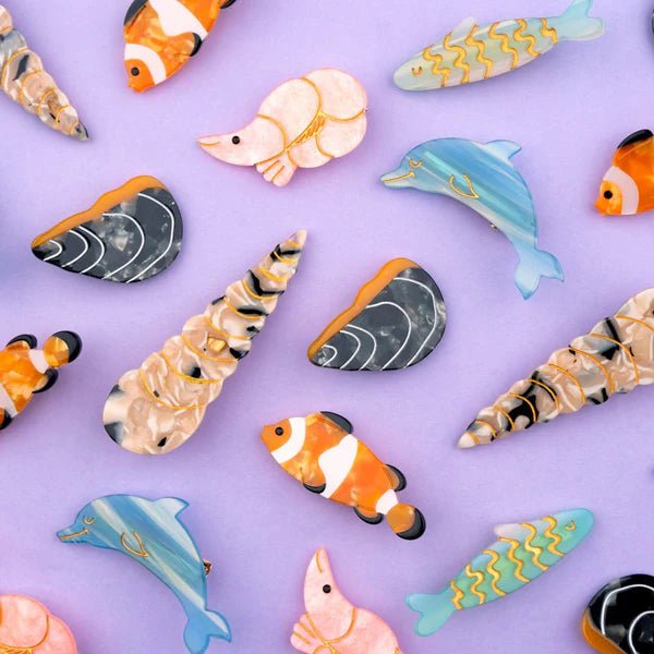 Dolphin Hair Clip Still Life