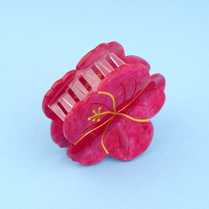 Coucou Suzette Hibiscus Hair Claw - Details Klammer