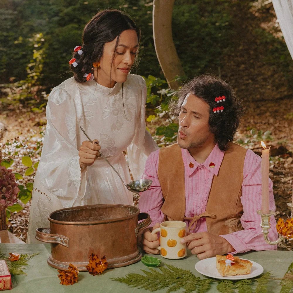 Mushroom Mini Hair Claw - Blanda Beauty