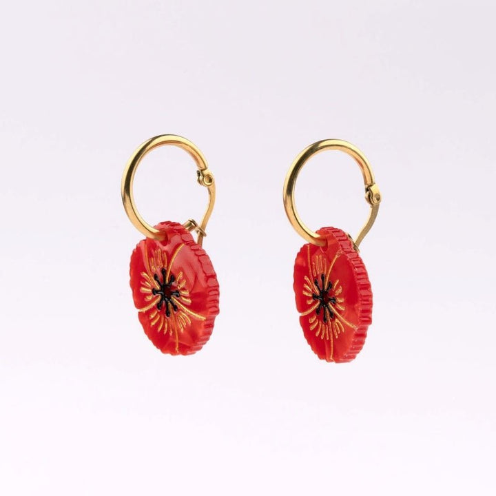 Coucou Suzette Poppies Earrings - Details