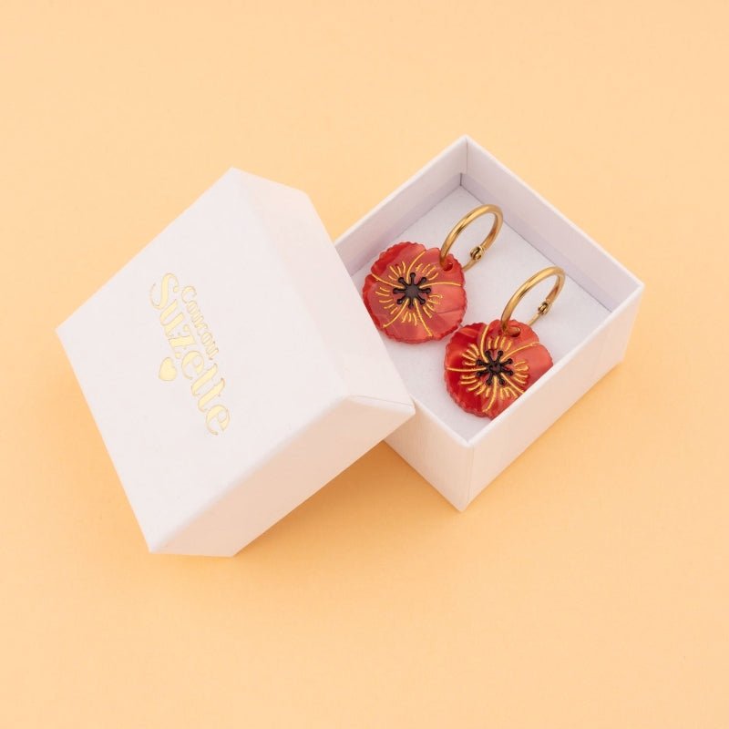 Coucou Suzette Poppies Earrings - Verpackung