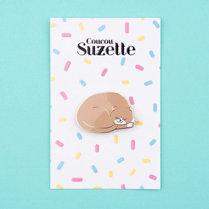 Coucou Suzette Sleeping Cat Pin - Verpackung