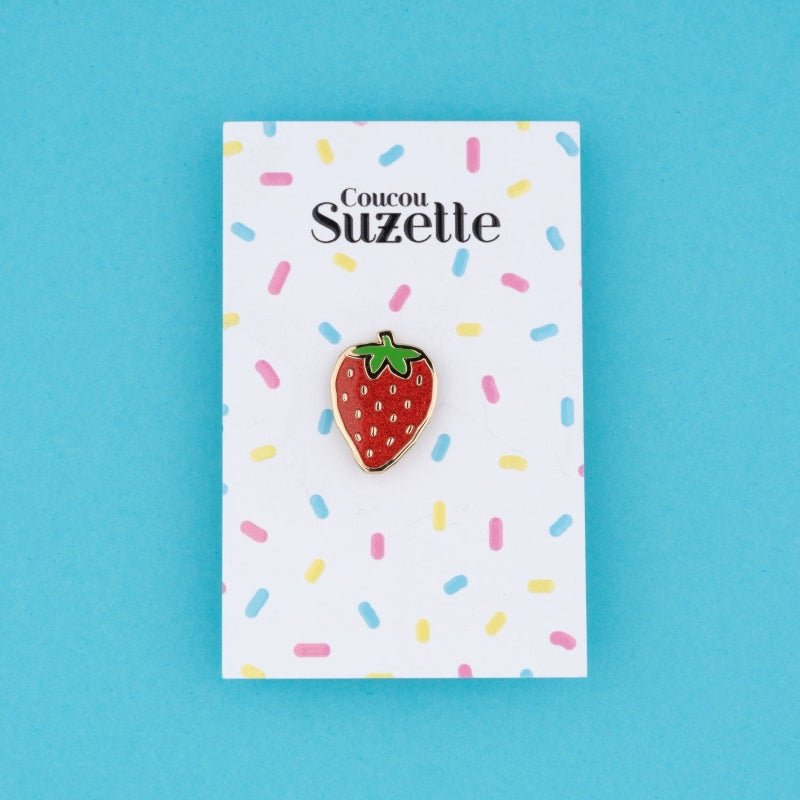 Coucou Suzette Strawberry Pin - Verpackung