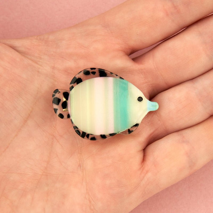 Tropical Fish Hair Clip - in hand