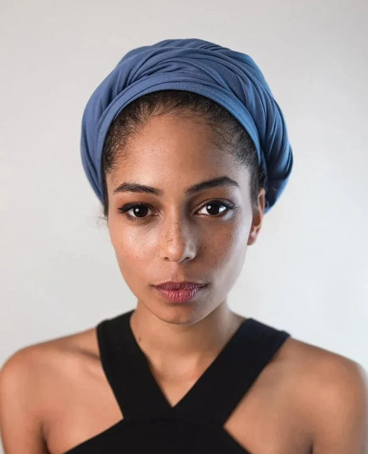 Bambus Haar Handtuch | Blau Model