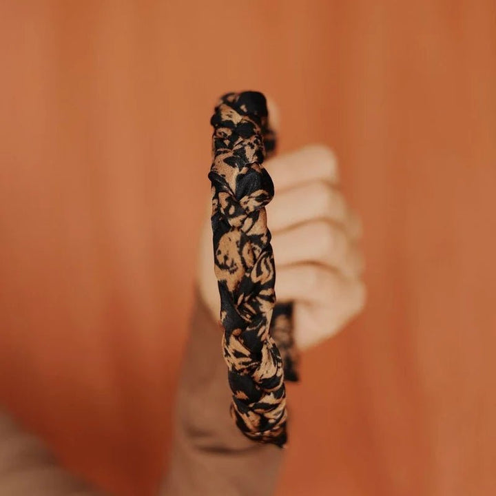 Haarreif Elisabeth Oriental Dunkelblau Braun