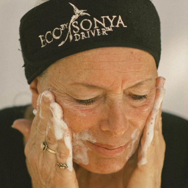 Eco By Sonya Cleanser on face