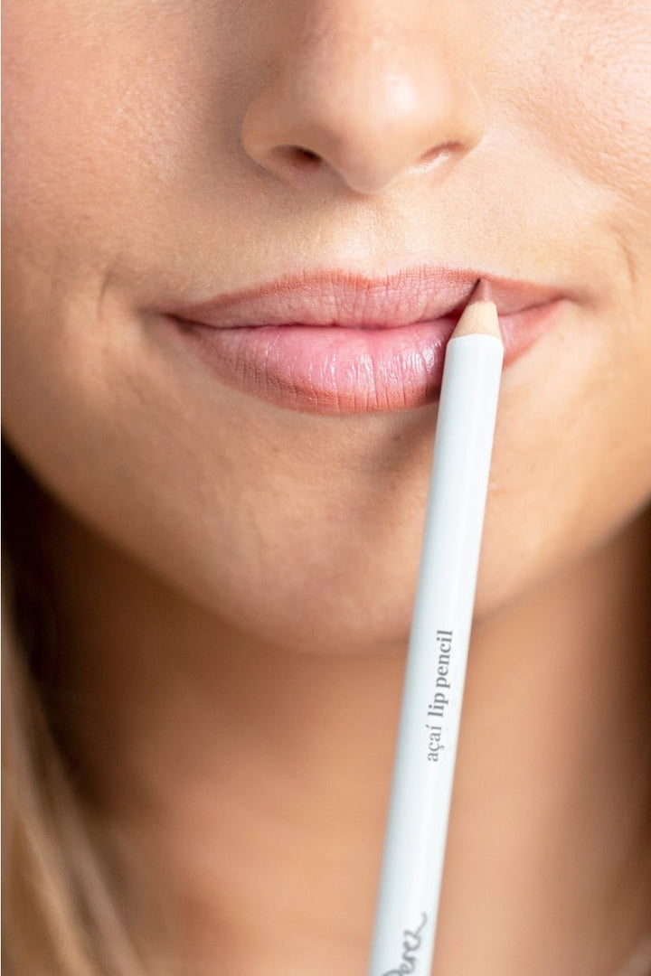 Acai Lip Pencil Shy smiling lips