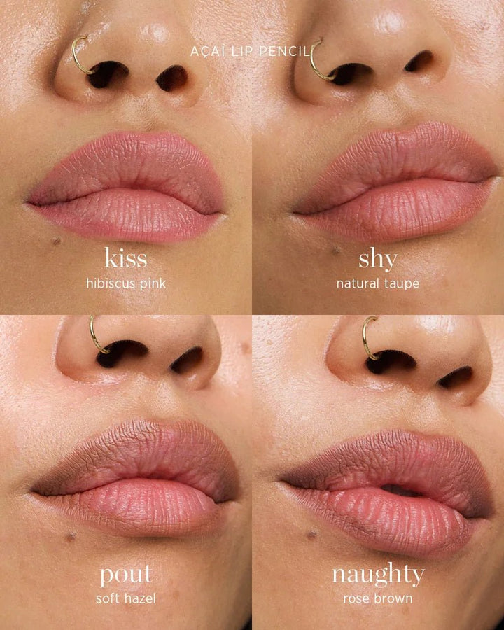 Acai Lip Pencil on lips