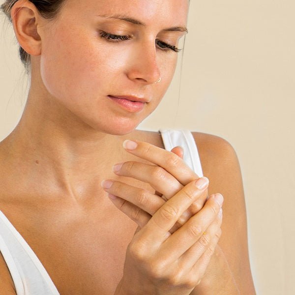 Ere Perez Papaya SOS Marmalade - applied to hands