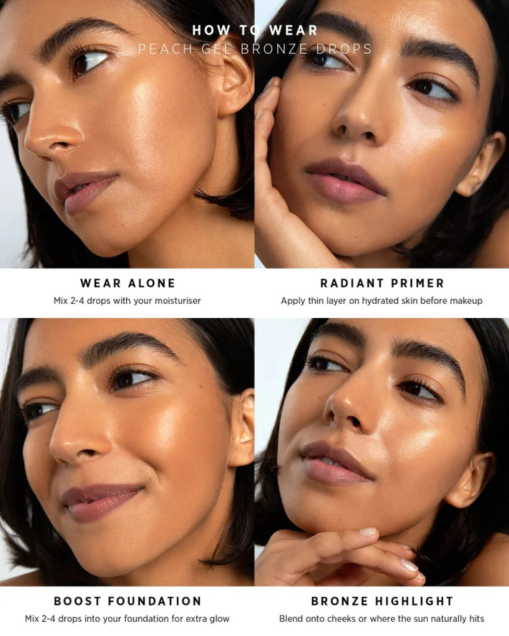 Peach Gel Bronzing Drops 30 ml - Blanda Beauty