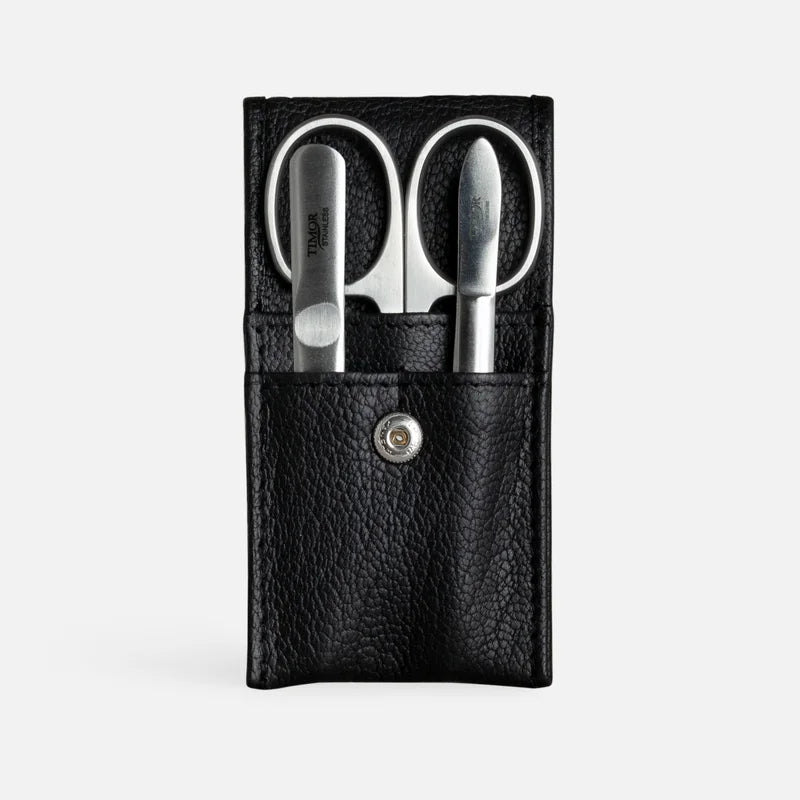 Maniküre Set 3-teilig Schwarz - Vollbild