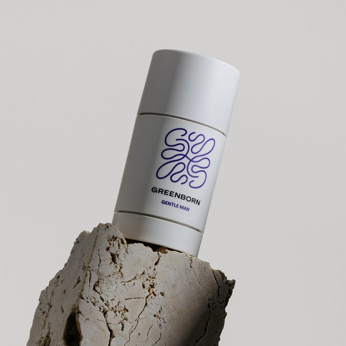 Greenborn Deodorant Gentle Man Mood on stone