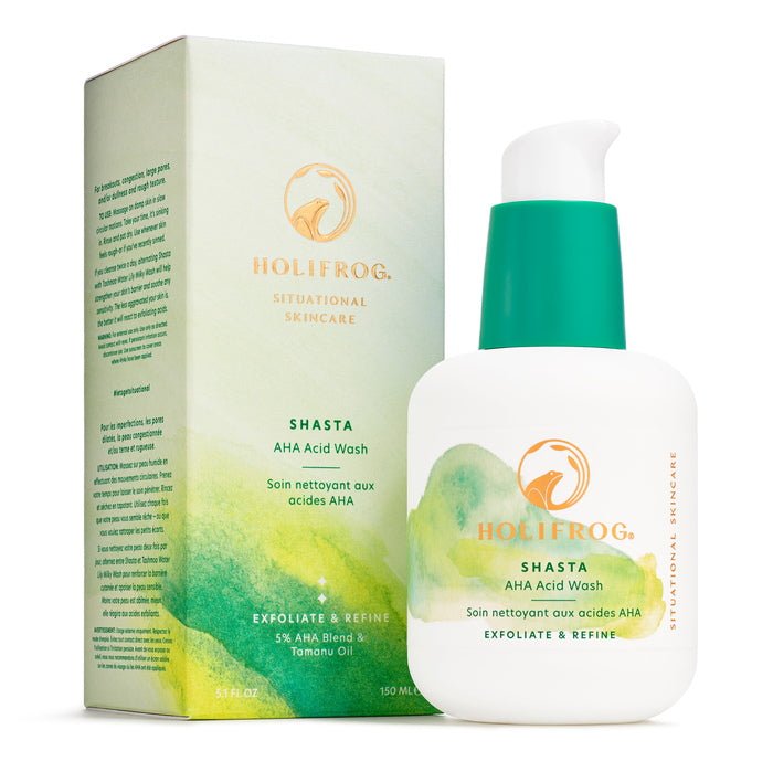 Shasta AHA Acid Wash with packaging