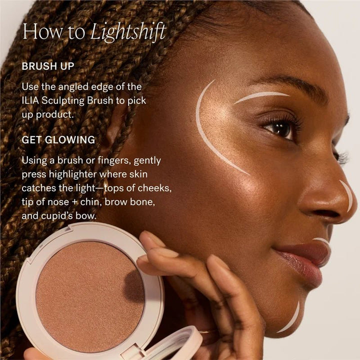ILIA Beauty Lightshift Cream Highlighter - Anwendung