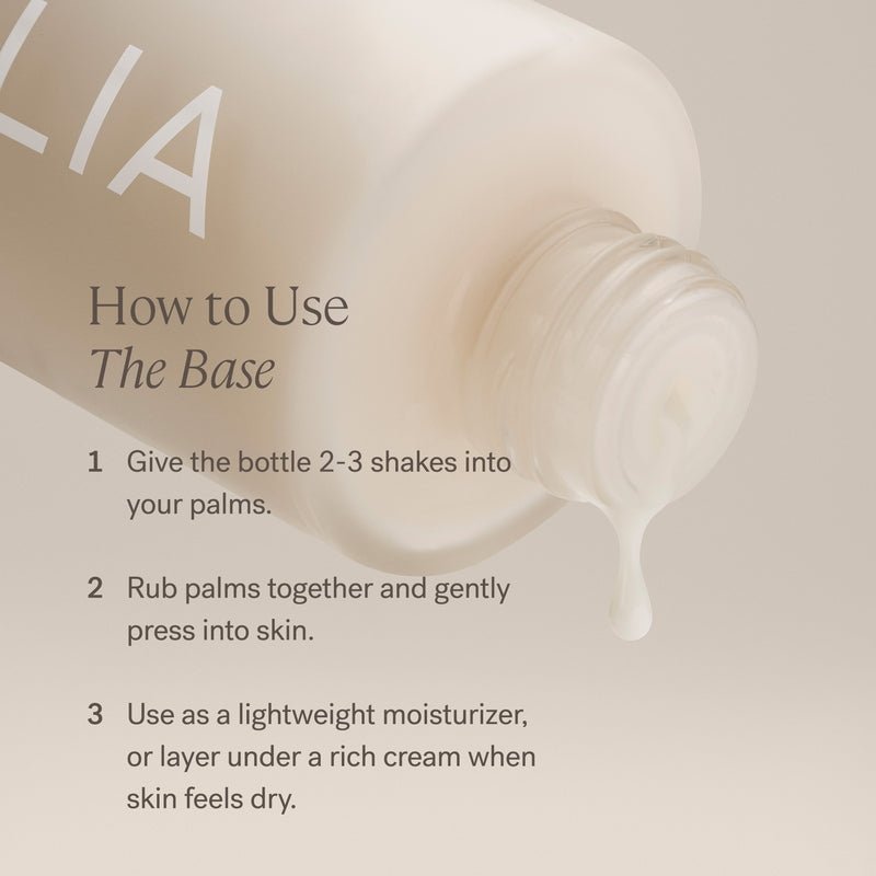 Ilia Beauty The Base Face Milk How to use