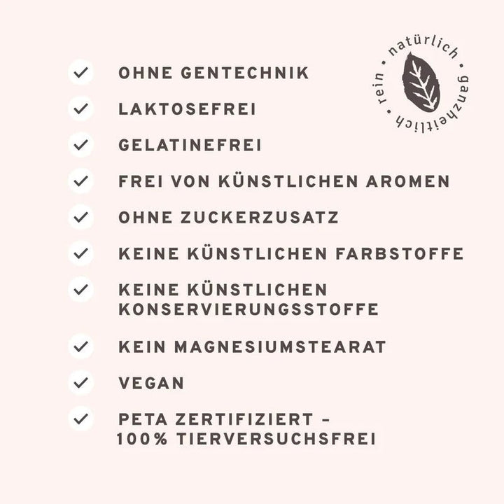 Innonature Bio schwarzes Maca-Extrakt Kapseln - Zertifikate