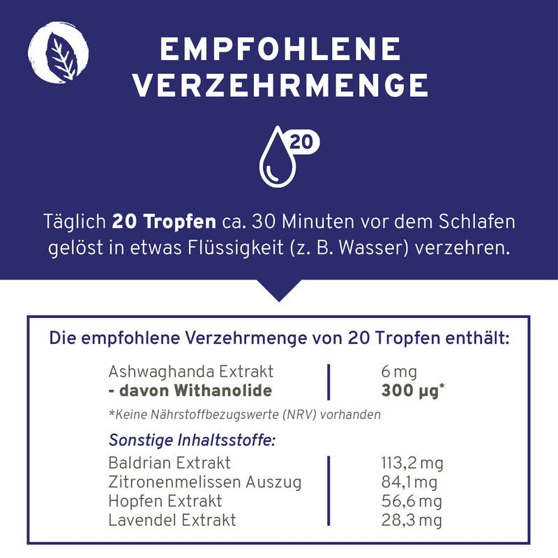 Innonature Deep Tropfen Verzehrmenge