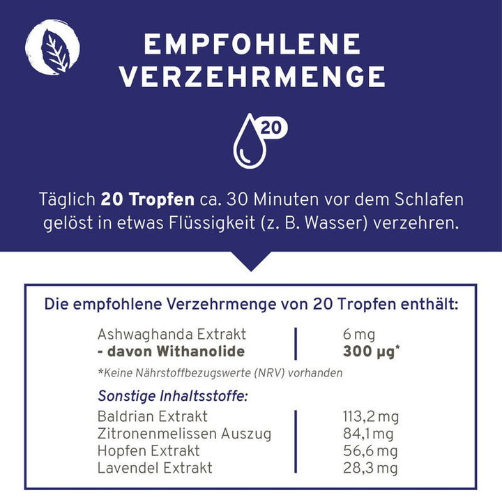 Innonature Deep Tropfen Verzehrmenge