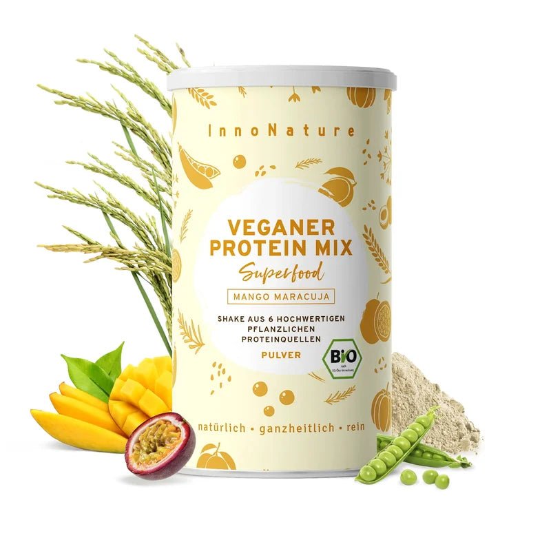 Innonature Veganer Protein Mix Mango Maracuja - Freisteller