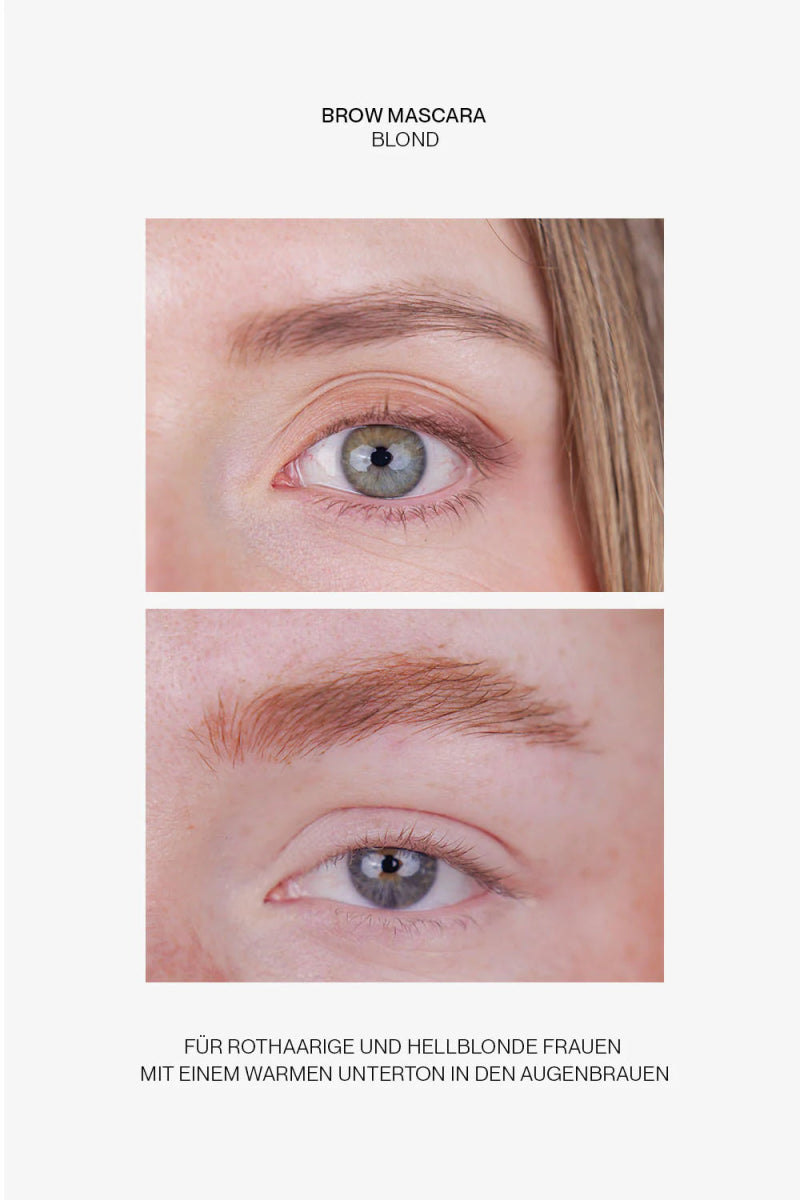 Jacks Beauty Line Brow Mascara - Blond Anwendung