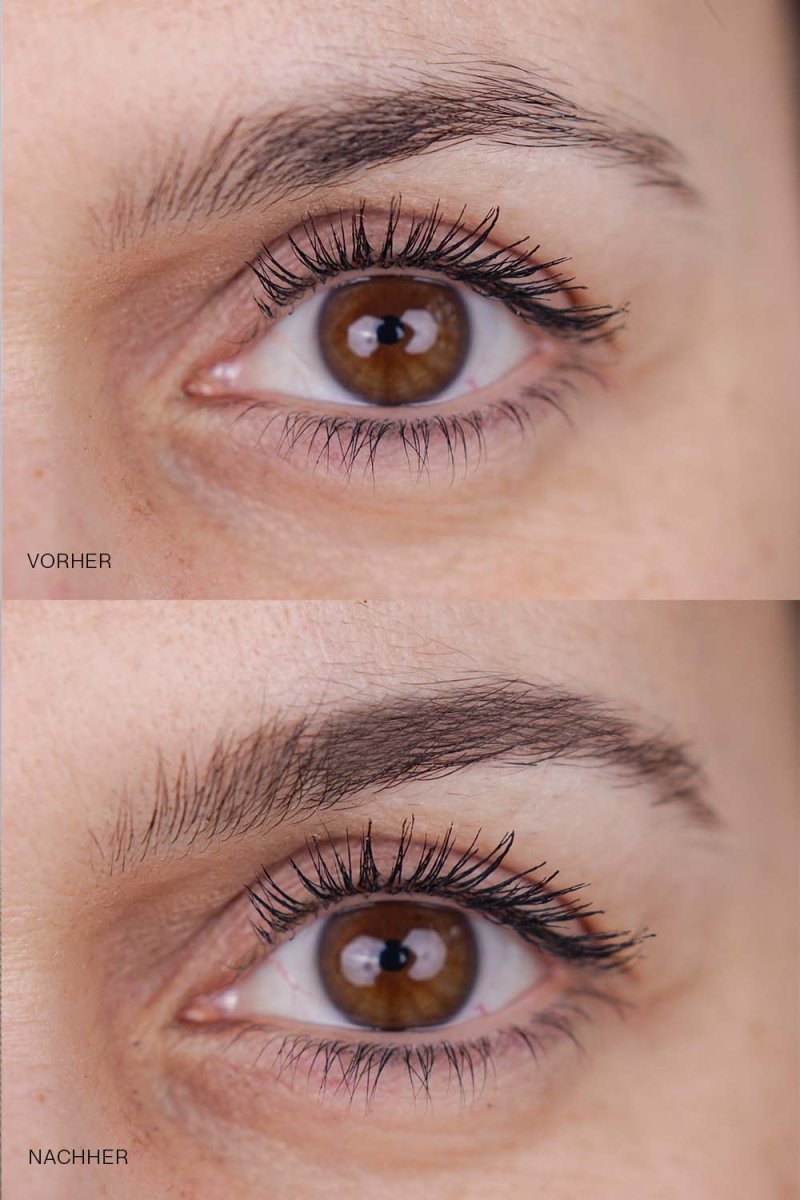 Jacks Beauty Line Eyebrow Pencil - Brown Vorher und Nachher