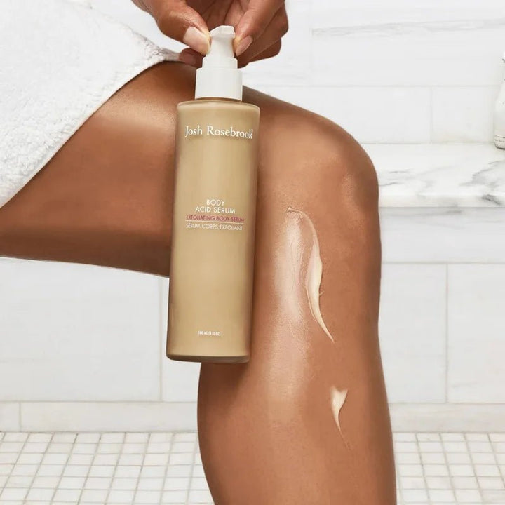 Josh Rosebrook Body Acid Serum - Model Anwendung