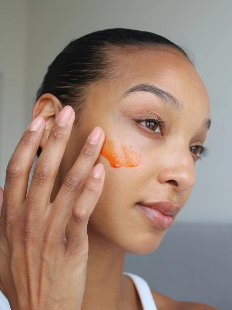 Concentrated Sun Serum on model