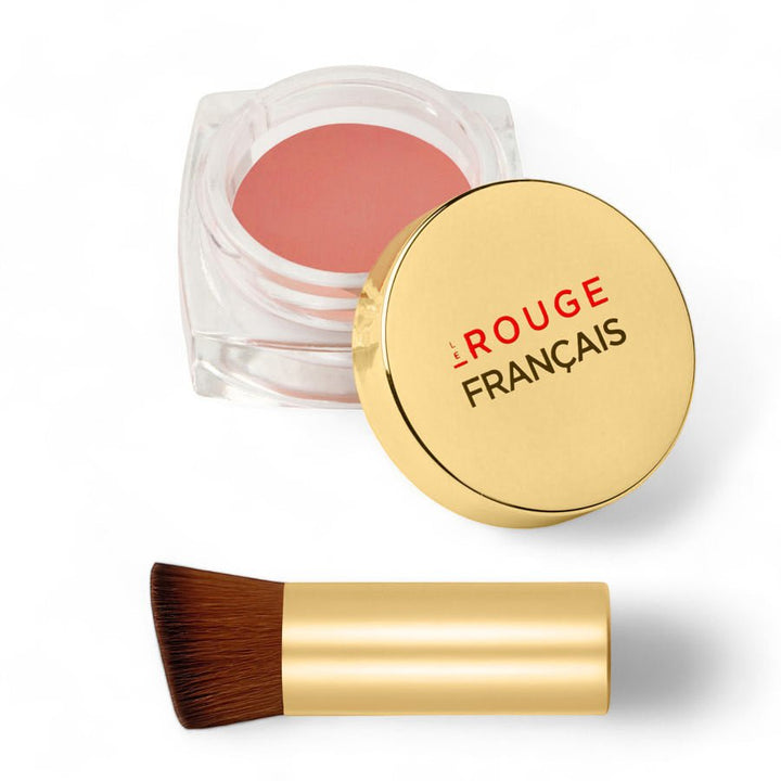 Le Rouge Français Powder Blush 320 Mélisende - mit Kabuki-Pinsel