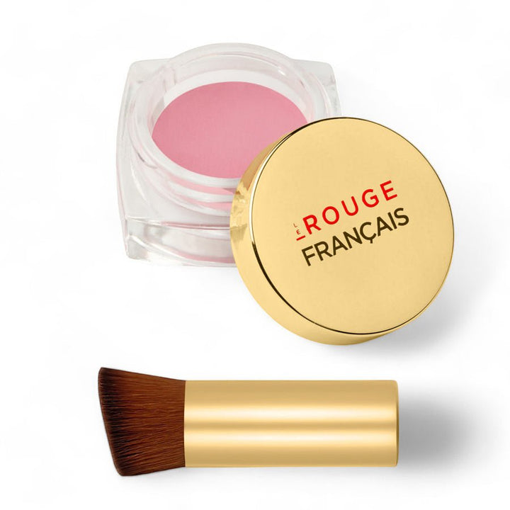 Le Rouge Français Powder Blush 310 Theodora - mit Kabuki-Pinsel