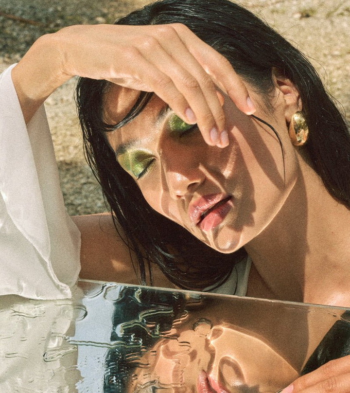 Succulent Pudding Super Calm Emulsion Model Close up