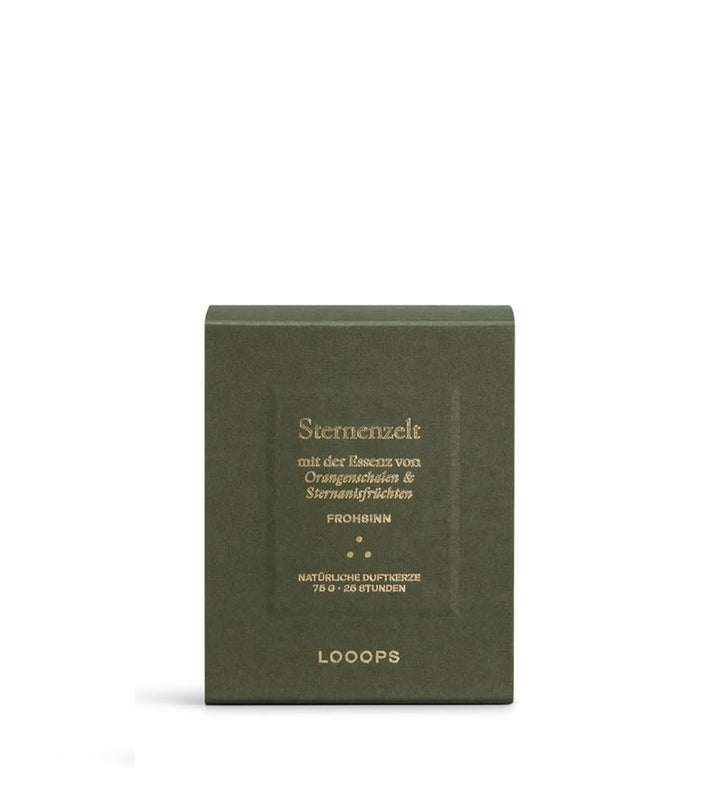 Sternenzelt Duftkerze Limitierte Winteredition Verpackung Mini