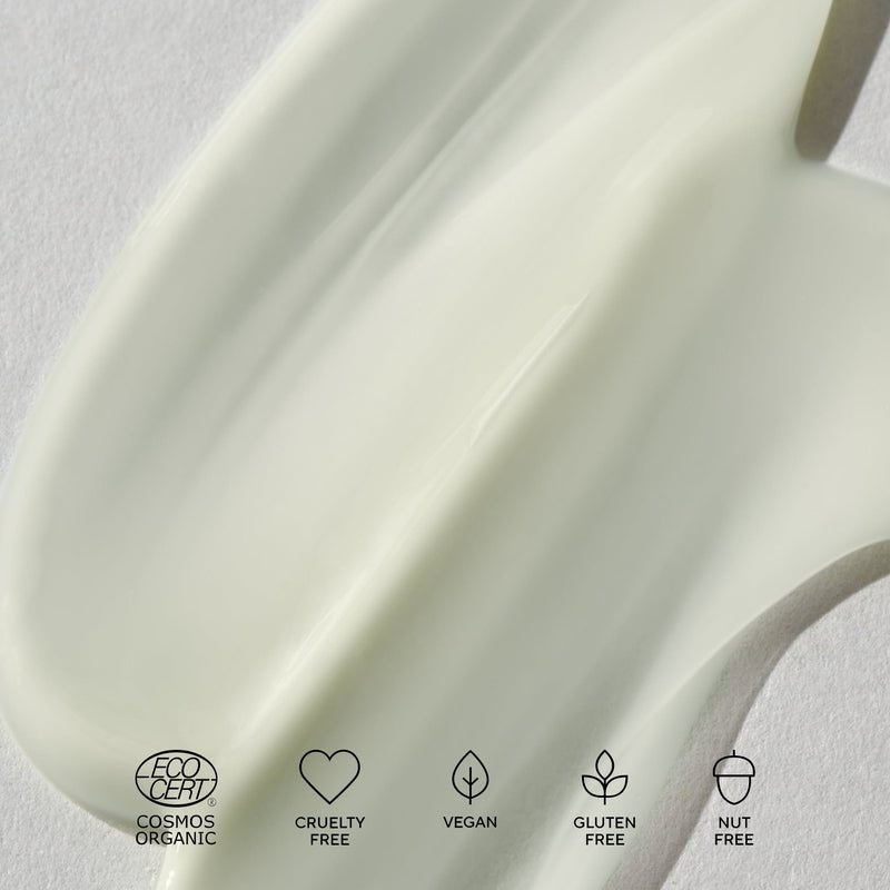 Mádara HIS Face Cream - Textur und Zertifizierungen