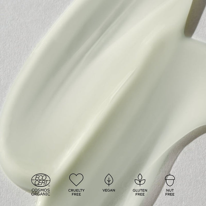 Mádara HIS Face Cream - Textur und Zertifizierungen