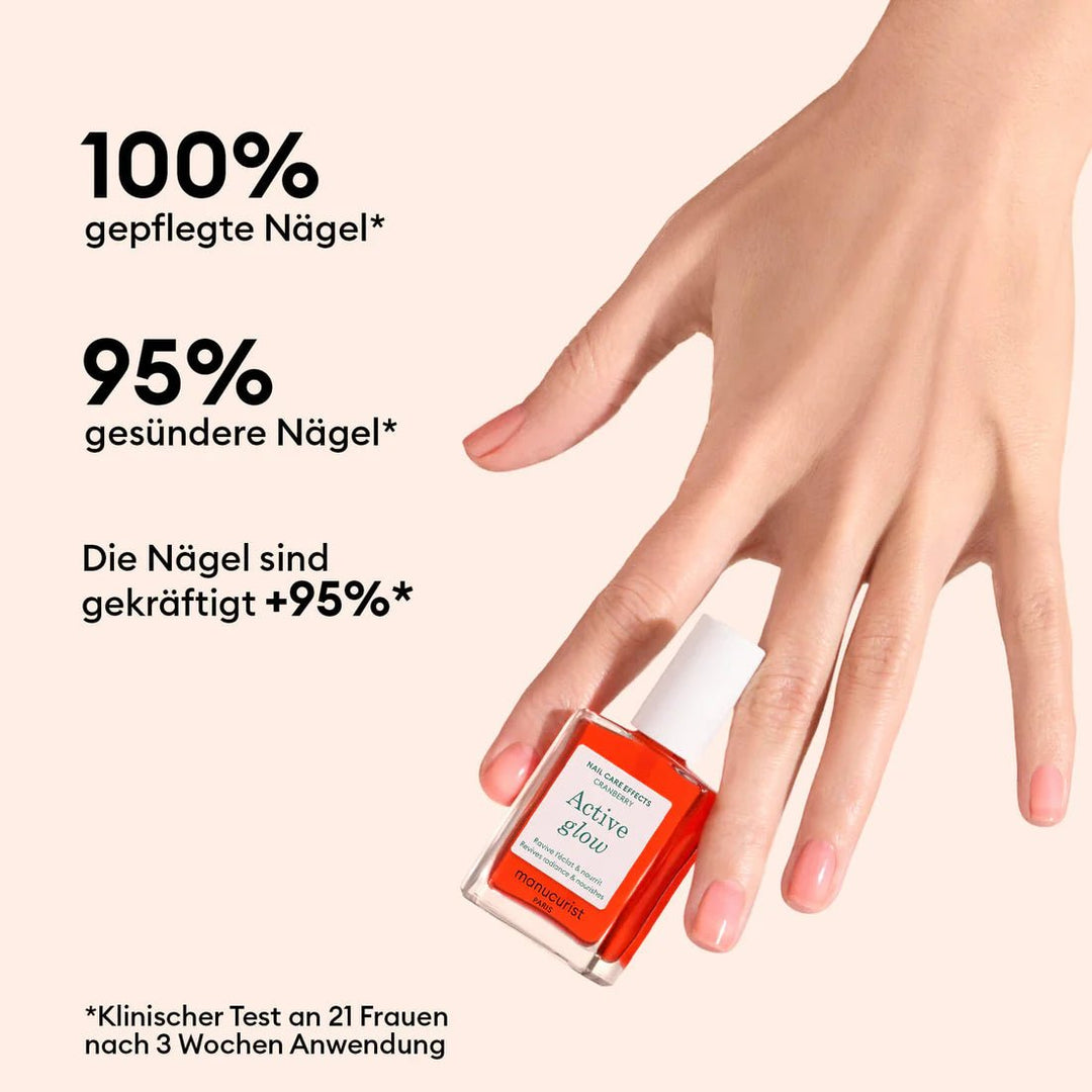 Active Glow Cranberry - gepflegte Nägel