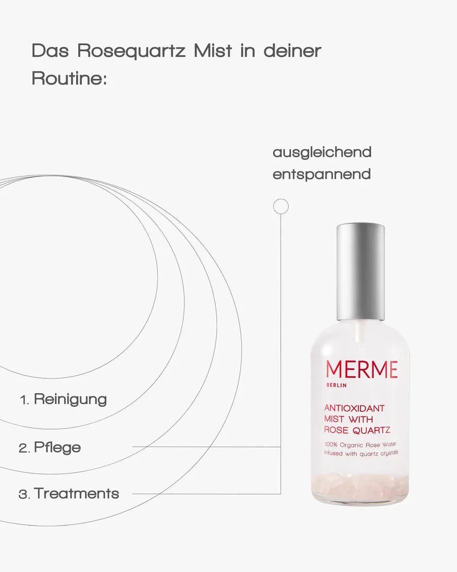 Merme Berlin Antioxidant Mist with Rose Quartz - Routine