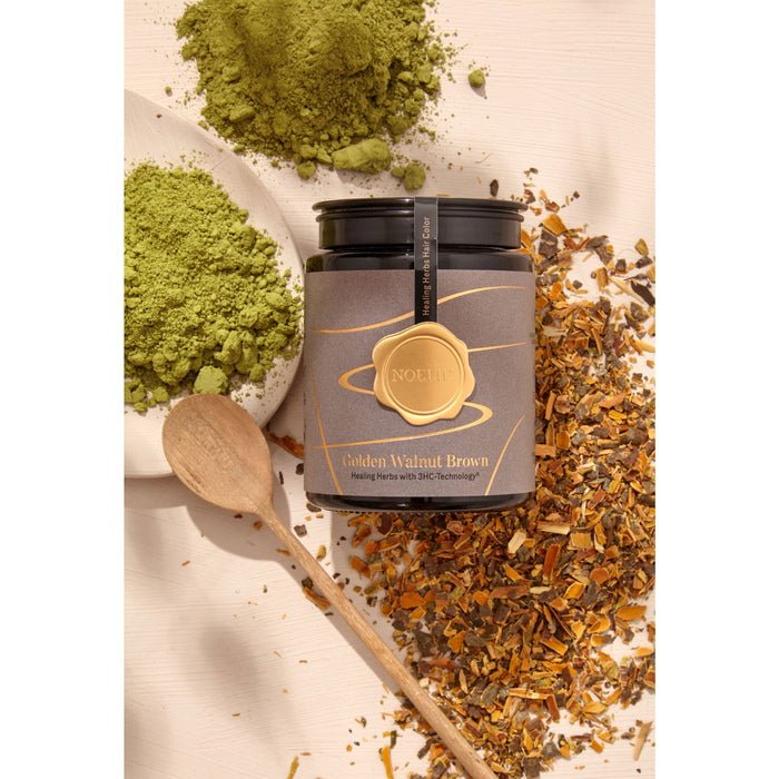Noelie Golden Walnut Brown - Healing Herbs Hair Color Mood Ingredients