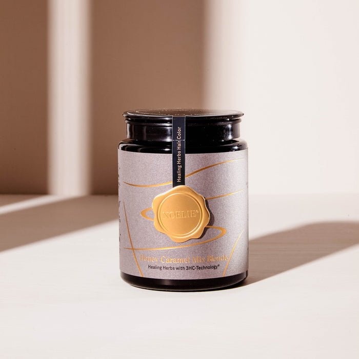 Noelie Honey Caramel Mix Blonde - Healing Herbs Hair Color Lifestyle with shadows