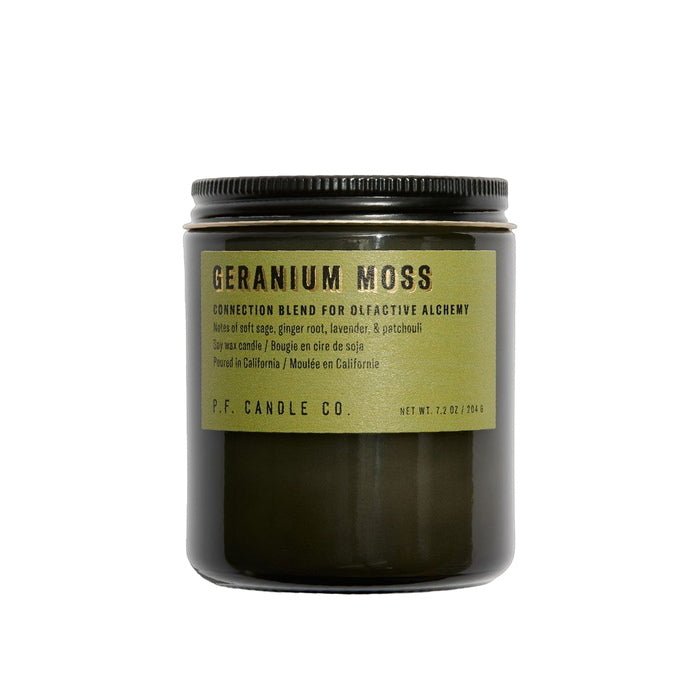 P.F. Candle Co. Alchemy Line Geranium Moss